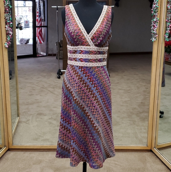 Unger Multicolor Knit Dress Dresses